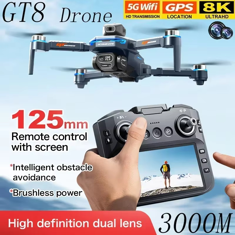 Jjrc Drone X12 - โดรน GT8 หน้าจอ 4.3 นิ้ว พร้อมระบบหลบหลีกสิ่งกีดขวาง