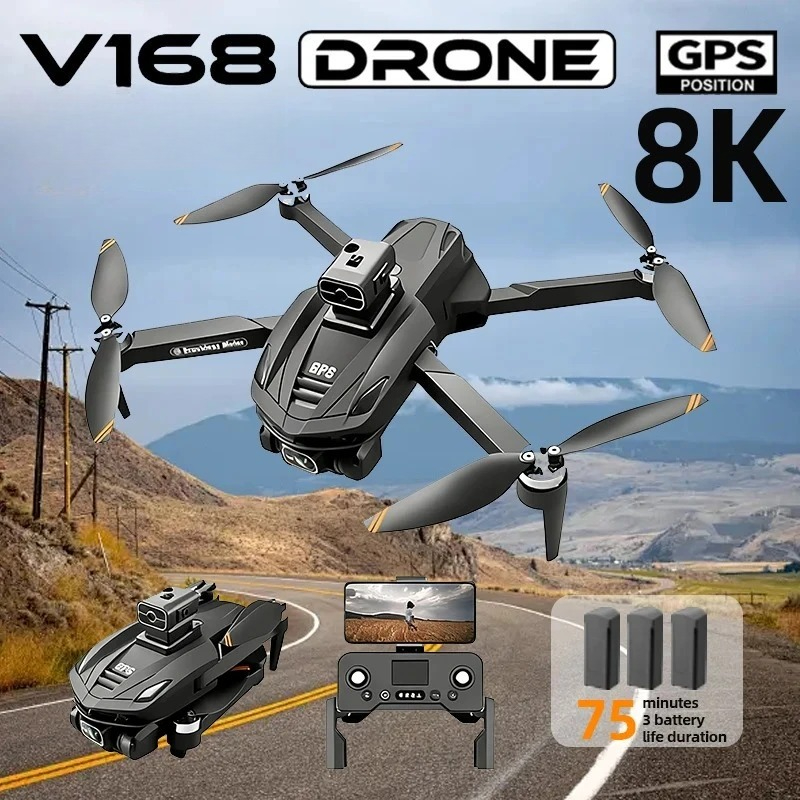 Drone Gps Mount - โดรน GPS รุ่น V168 ของแท้ กล้องถ่ายภาพทางอากาศ