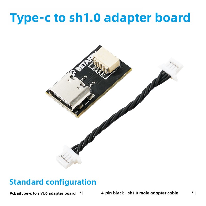 Drone Power Distribution Board - บอร์ดอะแดปเตอร์ BETAFPV Type-C เป็น SH1.0, บอร์ดปรับแต่งโดรน